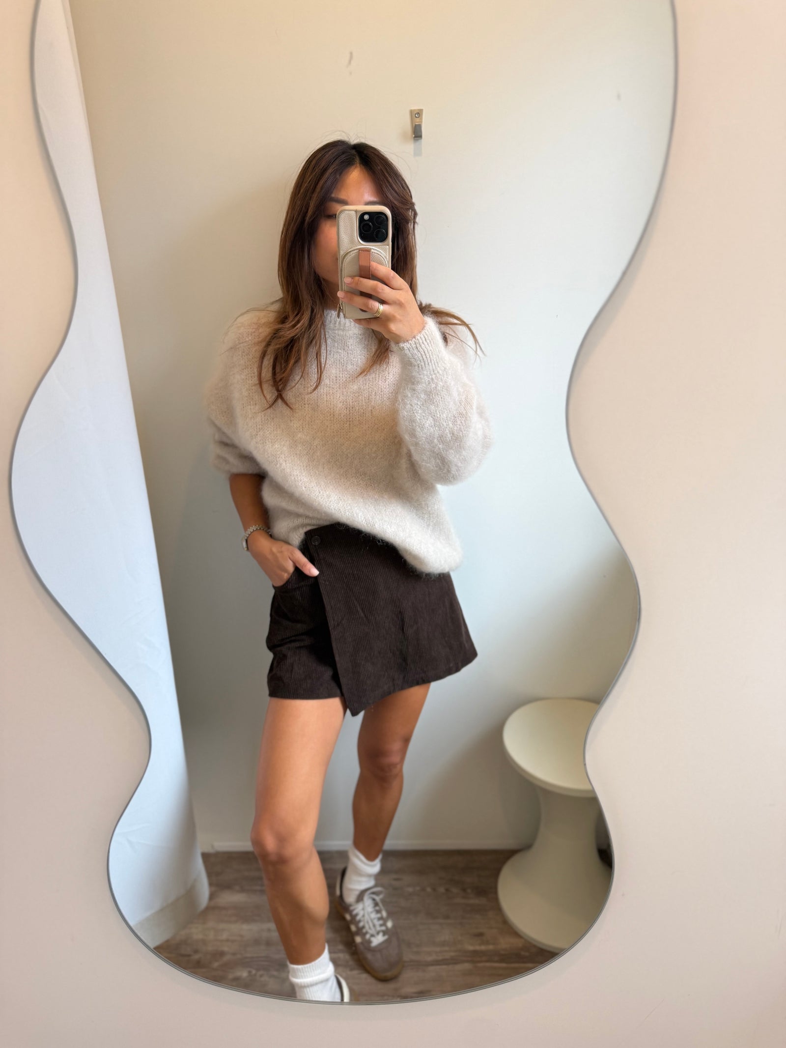 Cord Skort brown