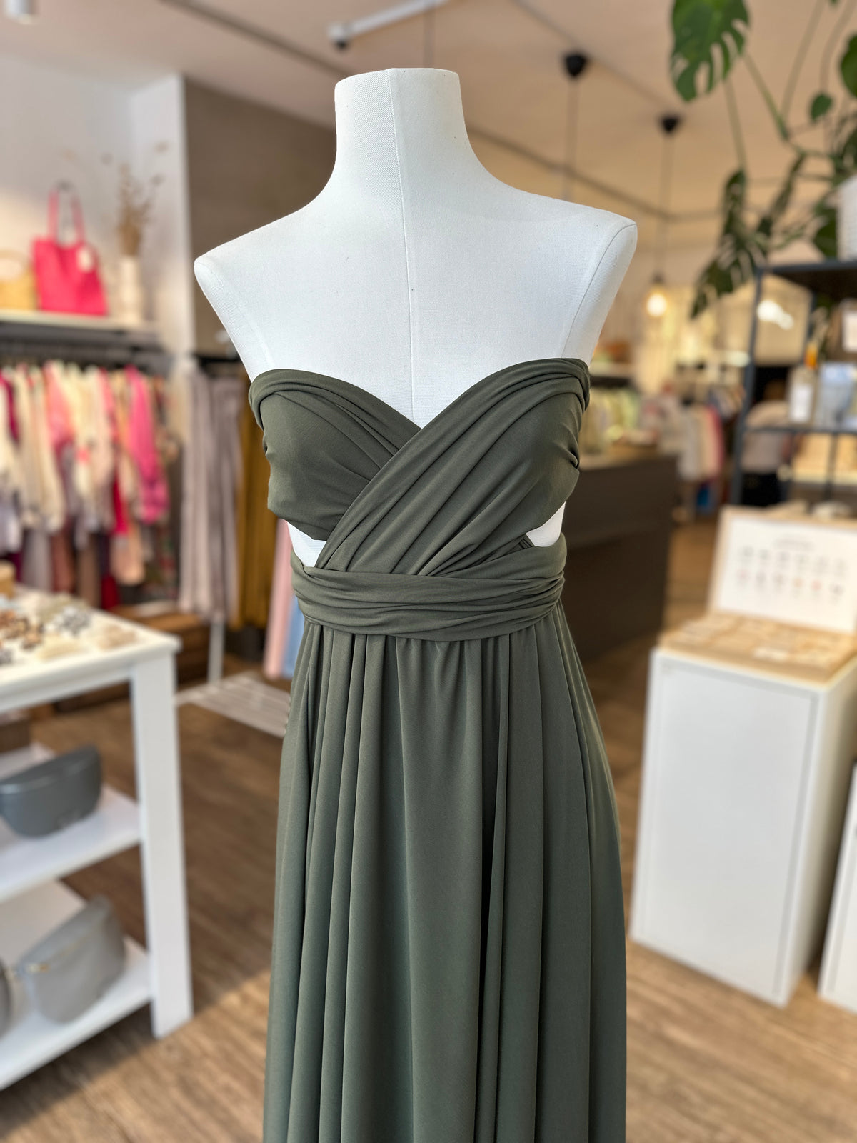 Multiway Kleid khaki