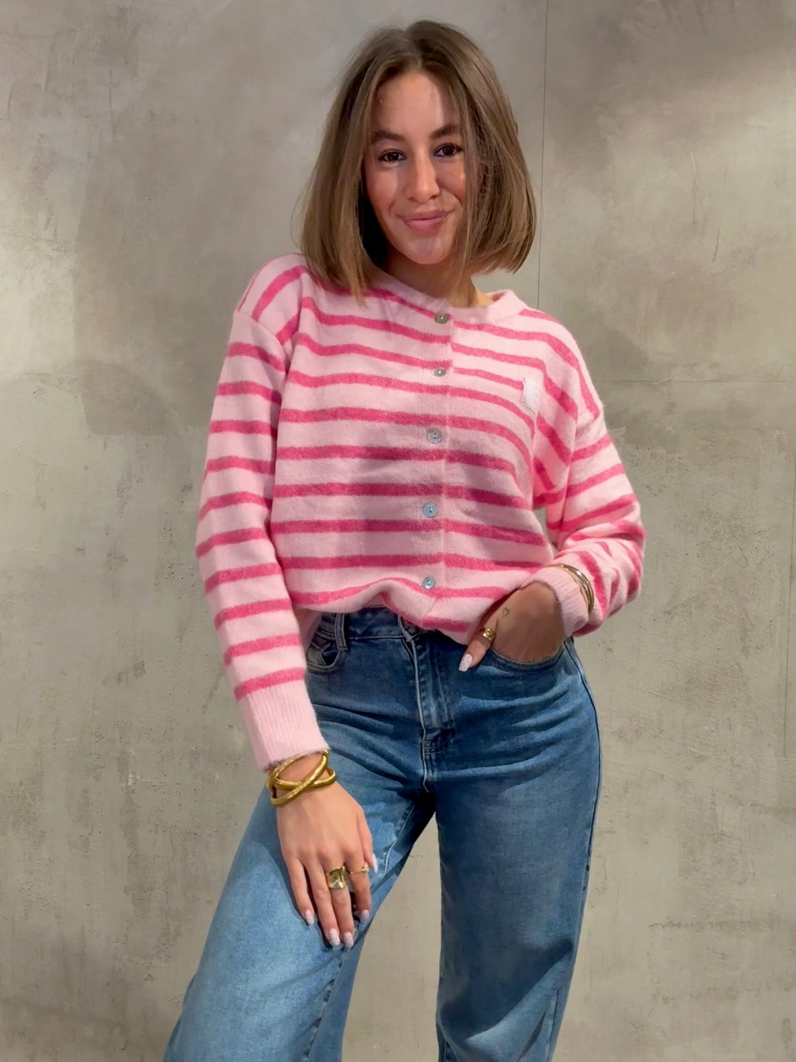 Self Love Cardigan rosa/pink