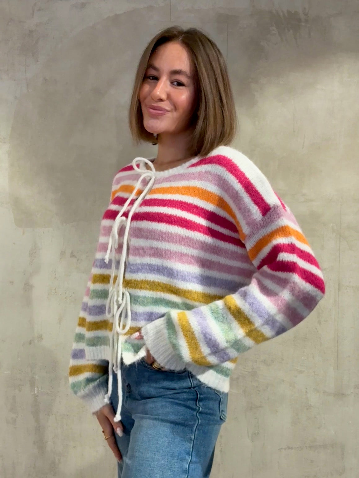 Schleifencardigan colour love