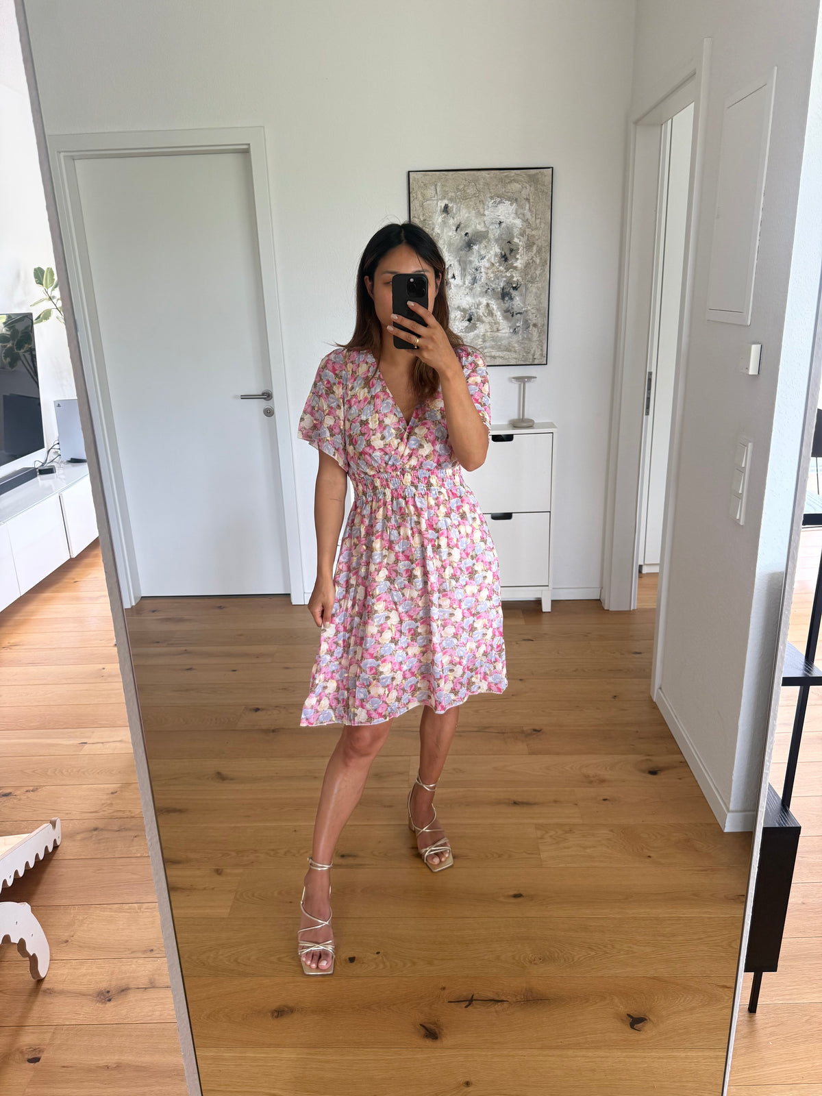 Flower Kleid kurz bloom