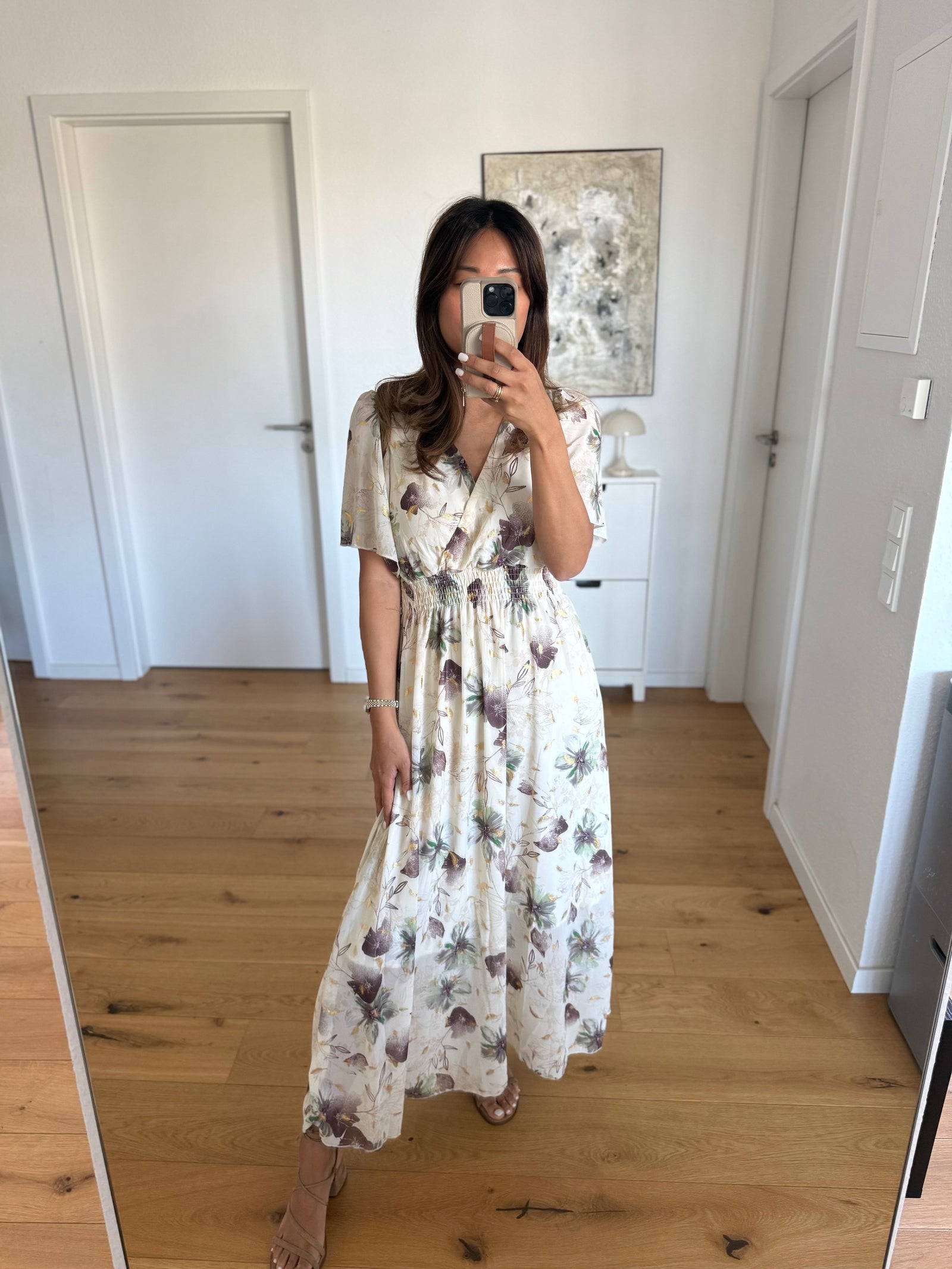 Flower Maxi Kleid nb