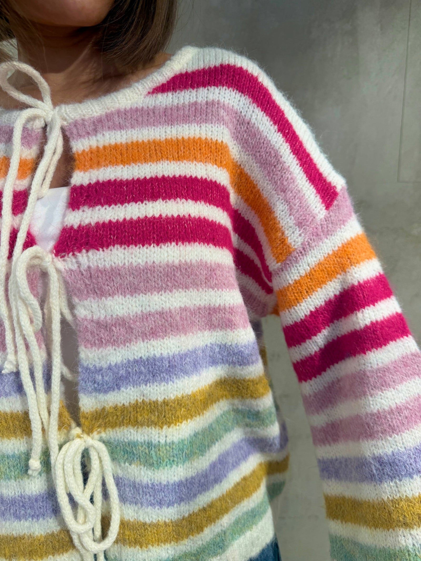 Schleifencardigan colour love