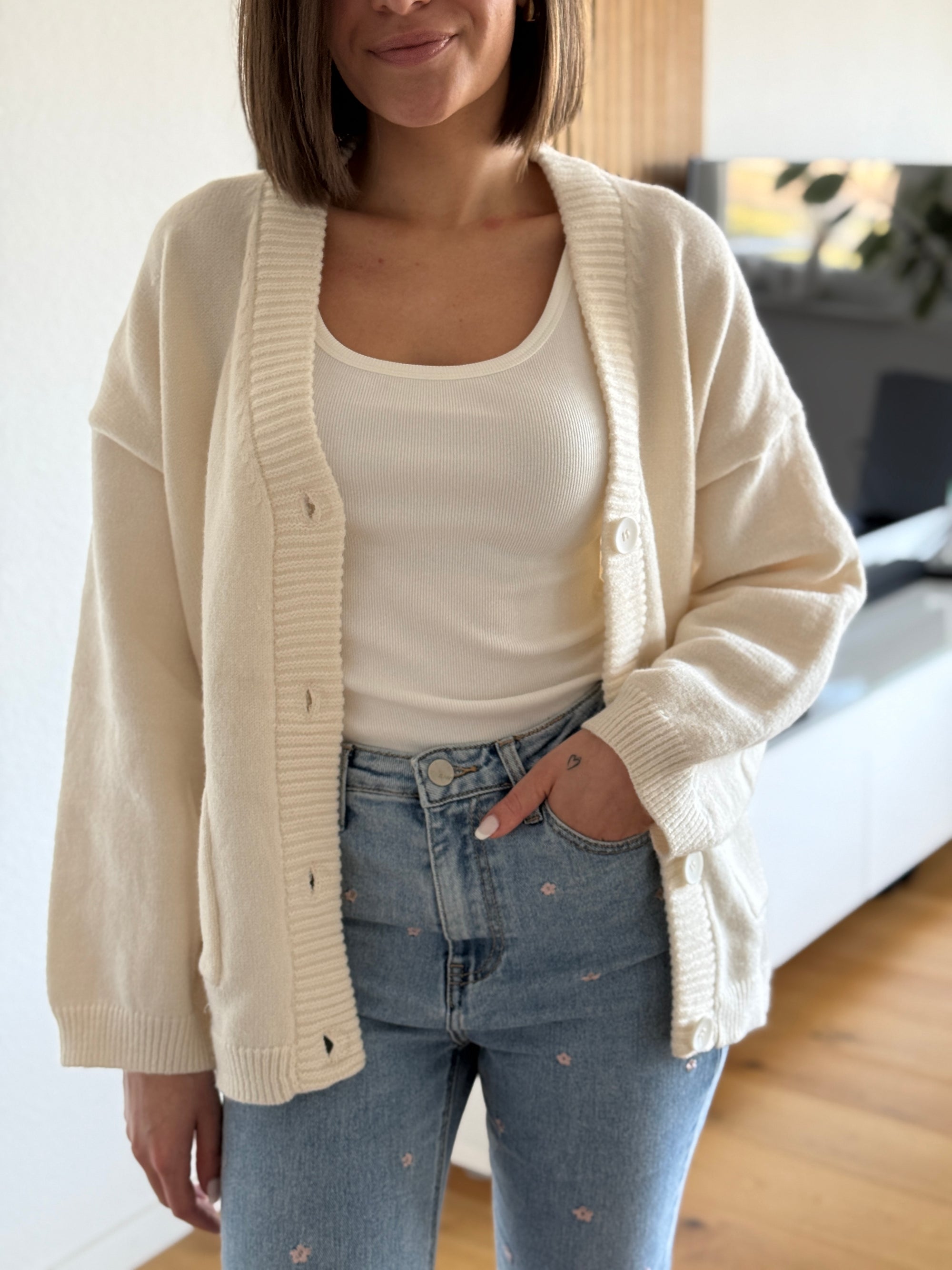 Cardigan creme