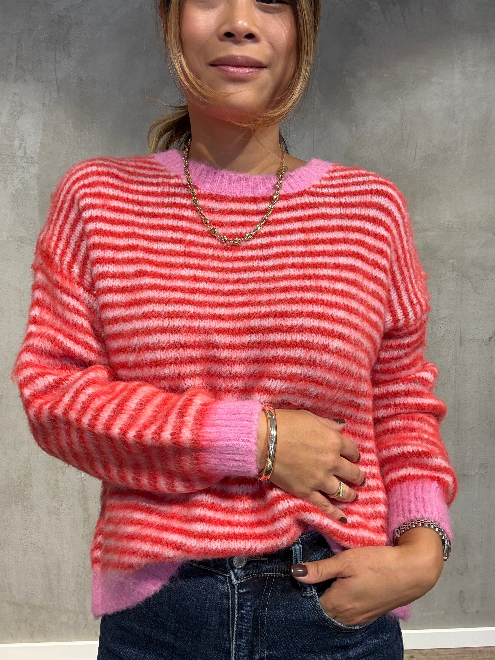 Softy Pullover orange rose