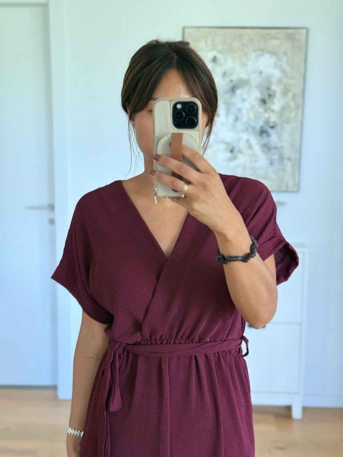 Wow Kleid Bordeaux