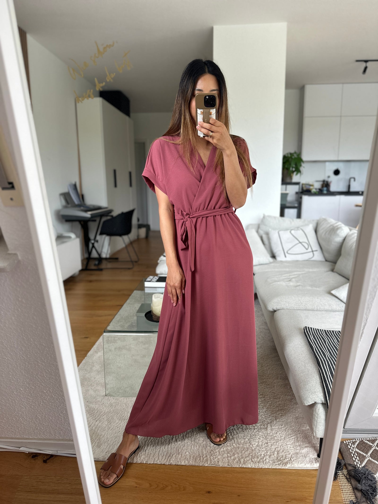 Wow-Kleid altrosa