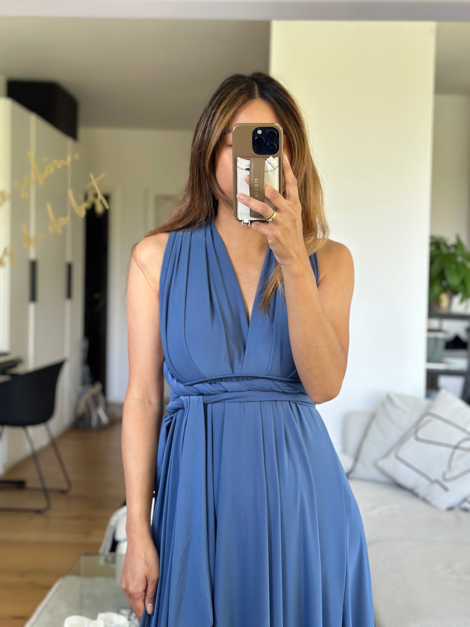 Multiway Kleid Jeansblau