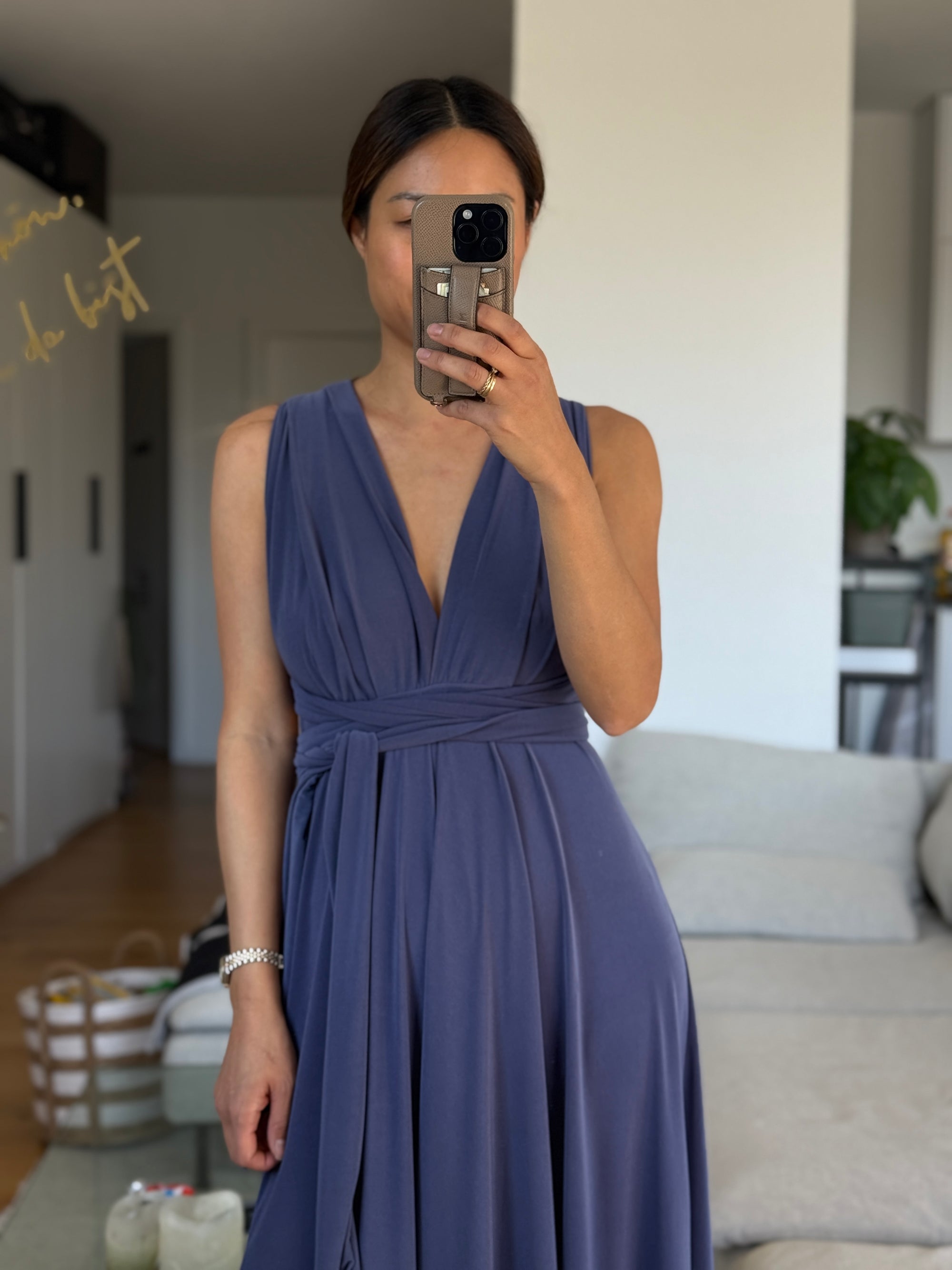Limited Multiwaykleid blau