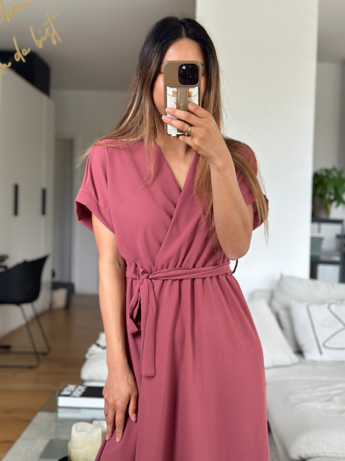 Wow-Kleid altrosa