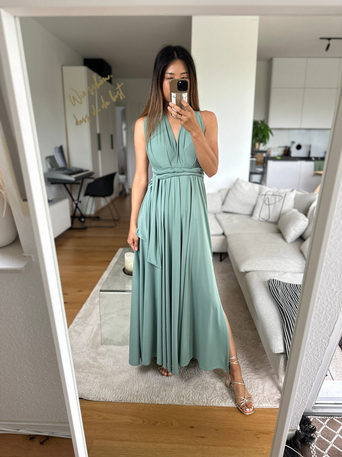 Multiwaykleid mint