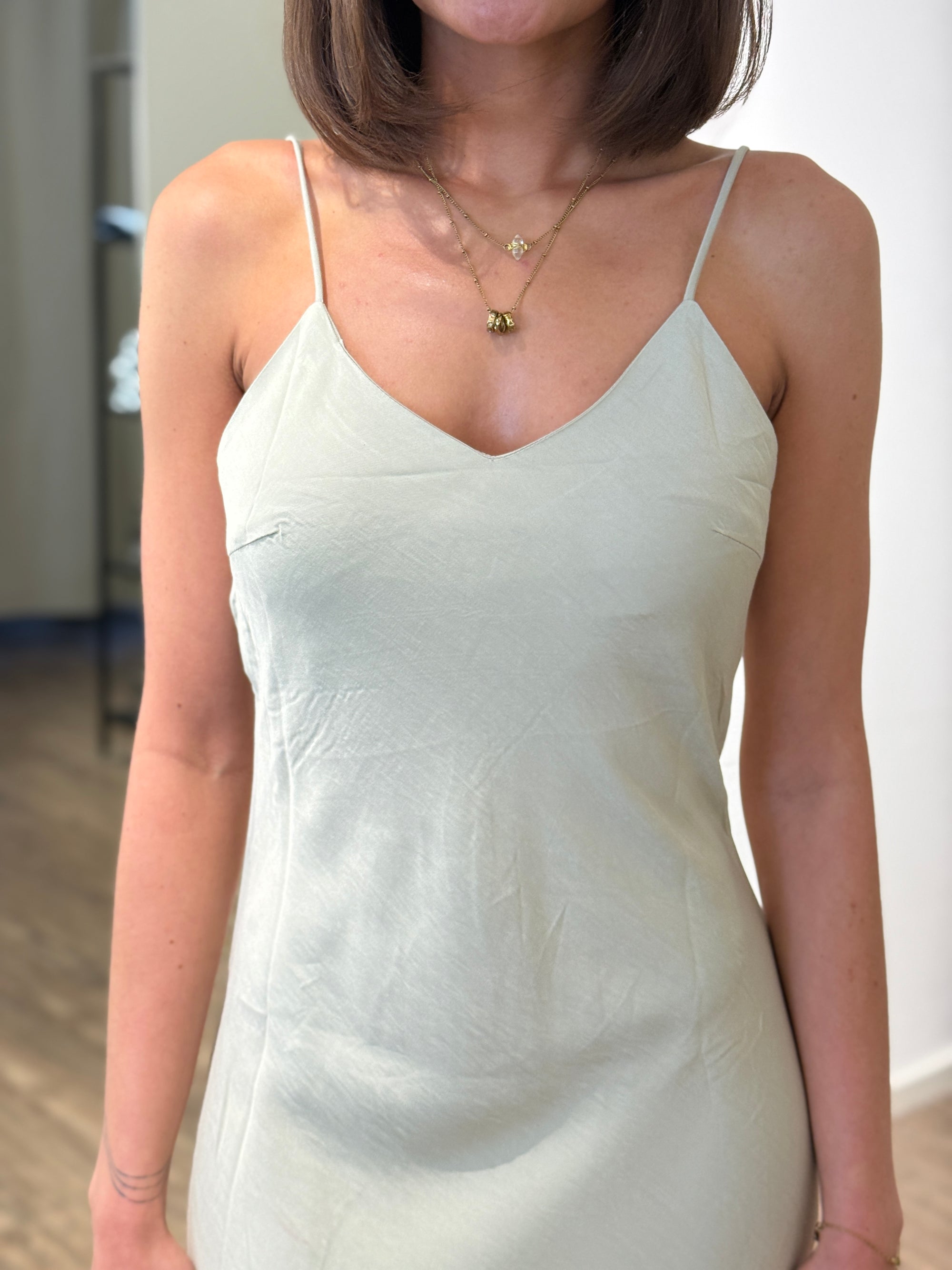 Maxikleid mint