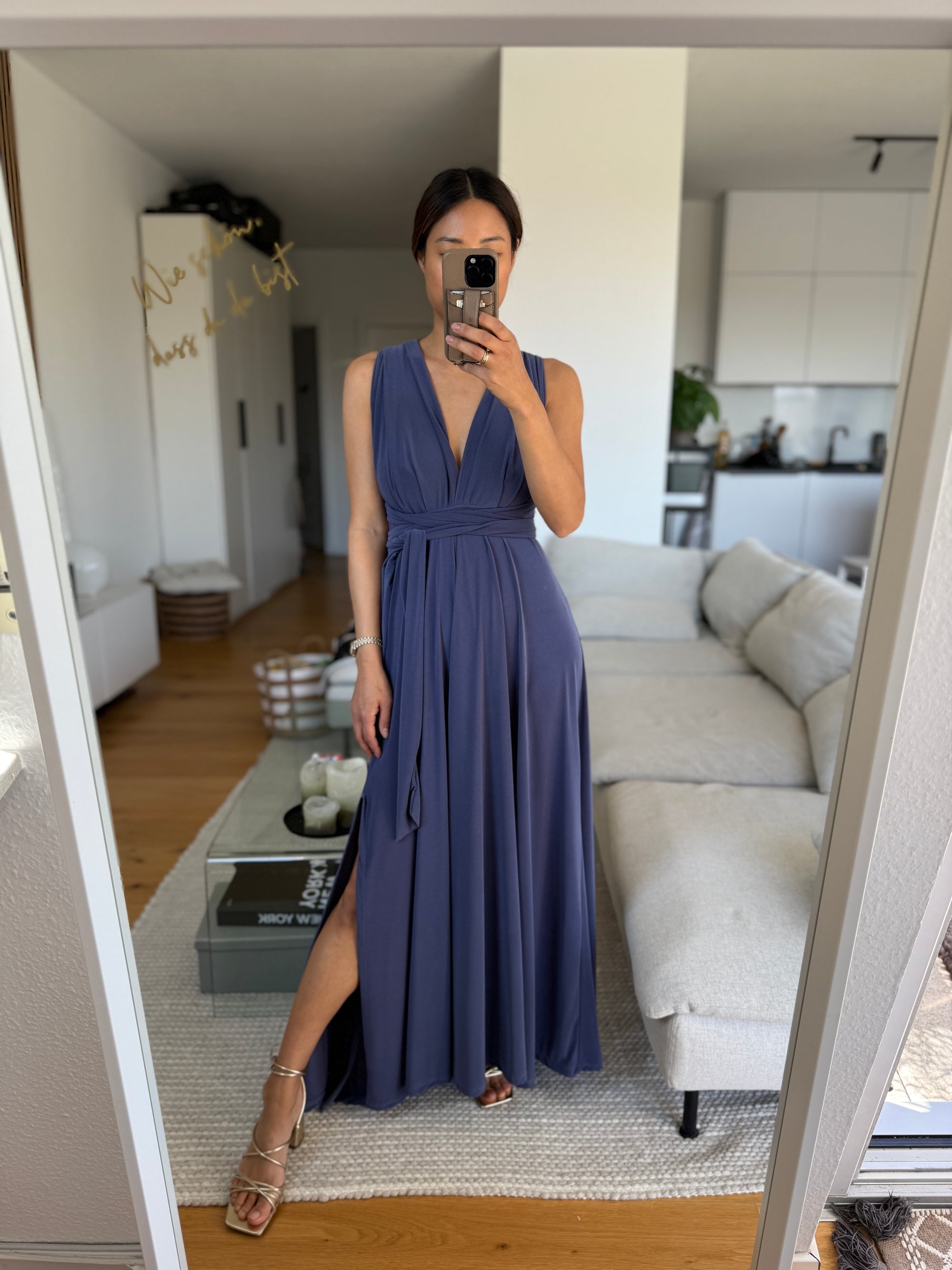 Limited Multiwaykleid blau
