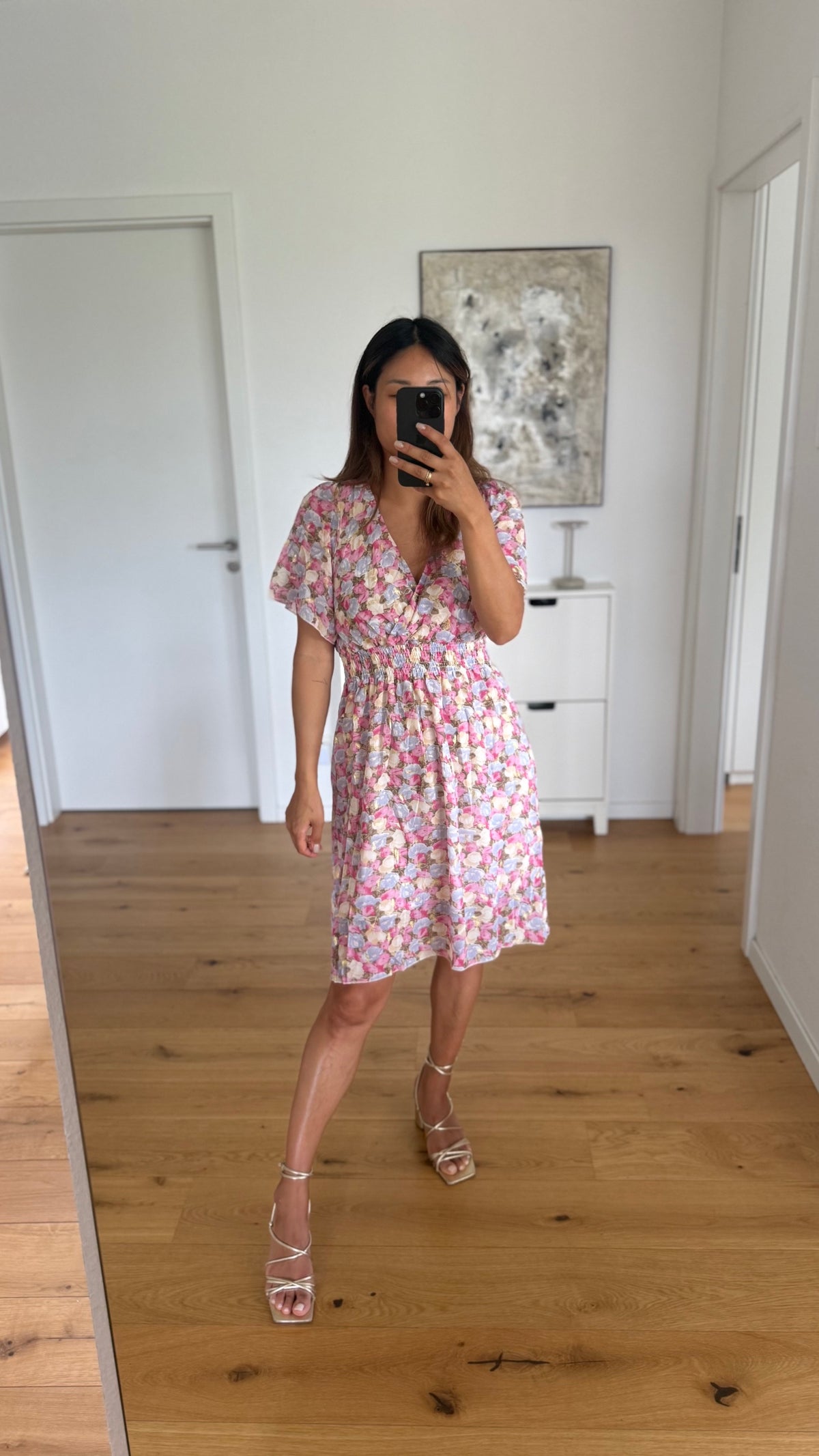 Flower Kleid kurz bloom