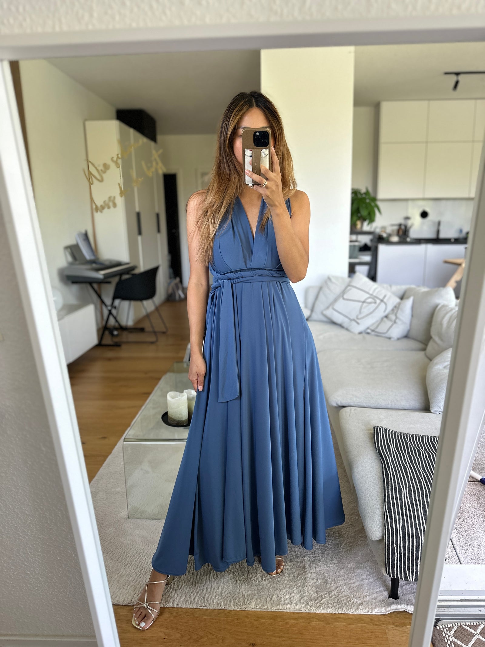 Multiway Kleid Jeansblau