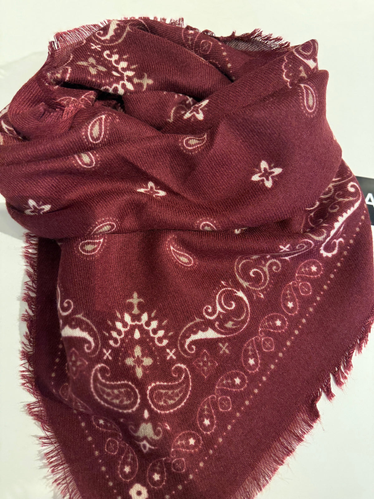 Paisley Halstuch Bordeaux