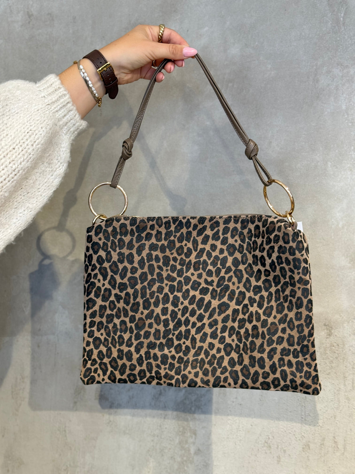 Wildledertasche Ring Leo