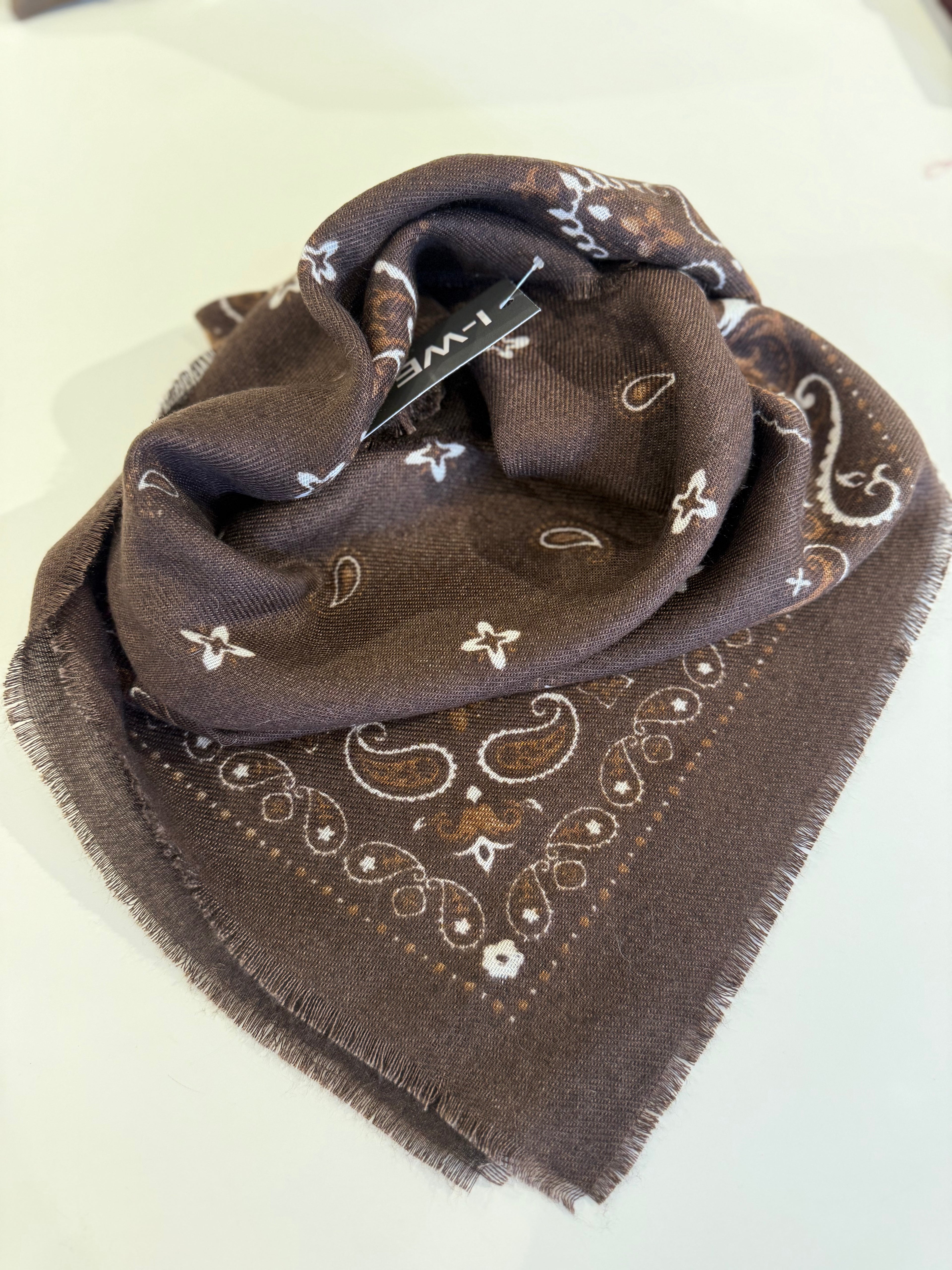Paisley Halstuch braun
