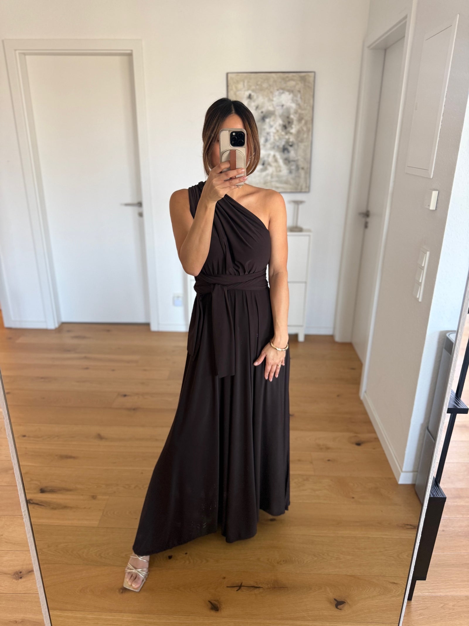 Multiwaykleid braun