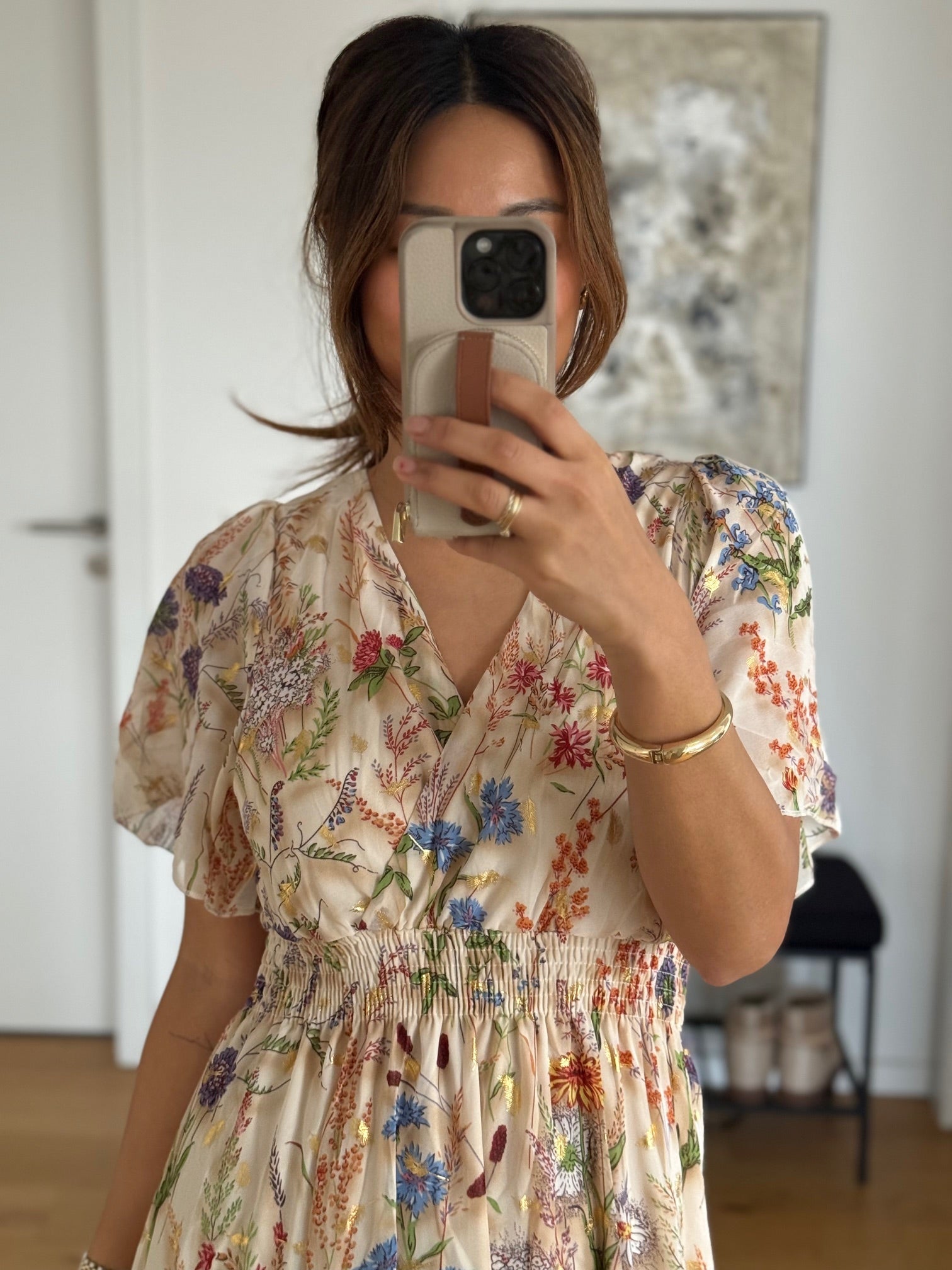 Flower Maxi Kleid summer