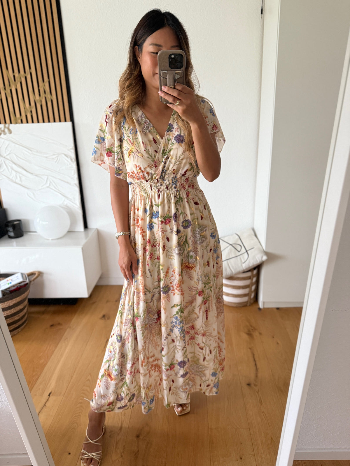 Flower Maxi Kleid summer
