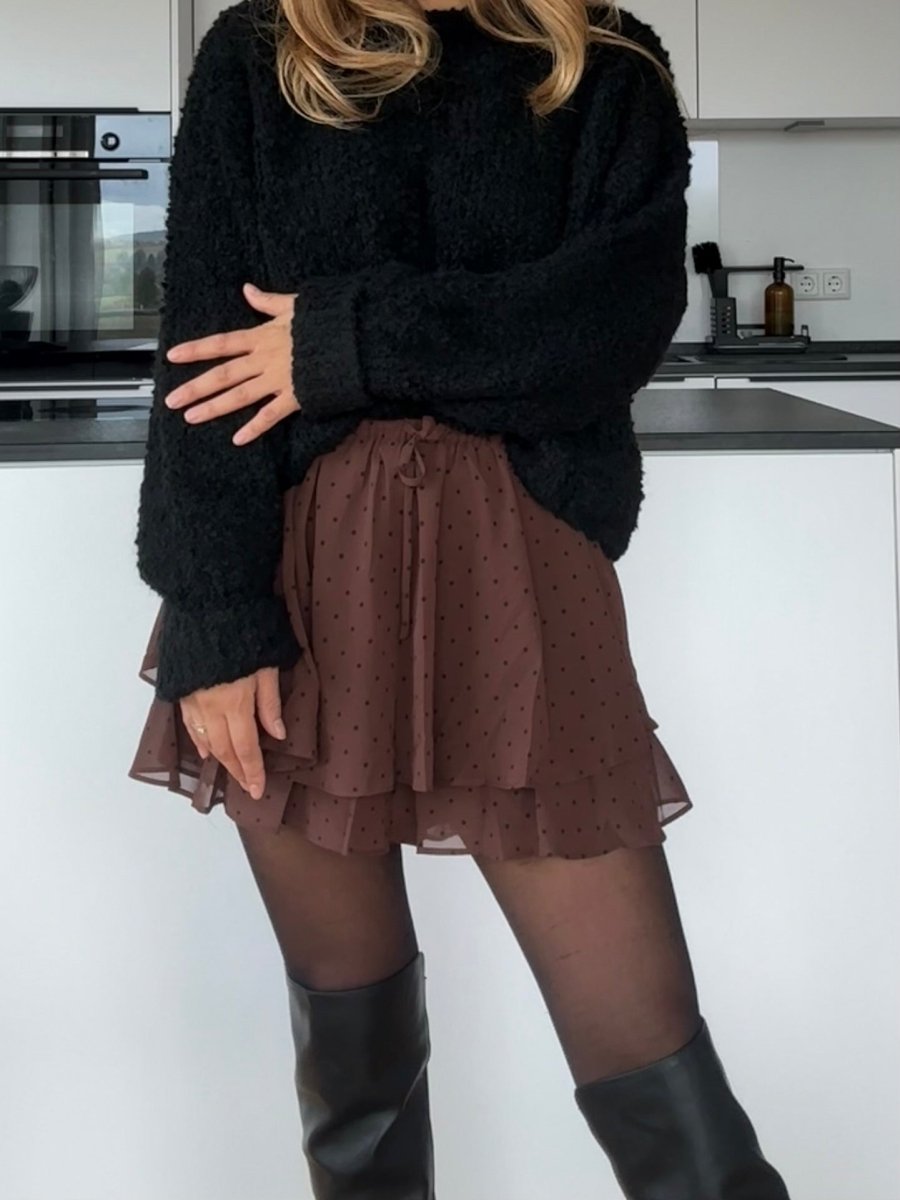 Dot Skorts braun - I - Wear Mode GmbH