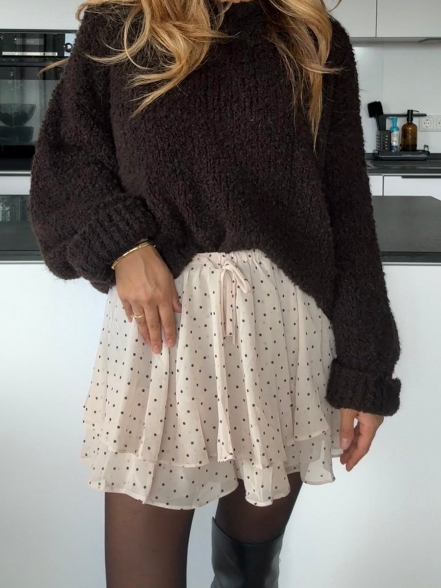 Dot Skorts cream - I - Wear Mode GmbH