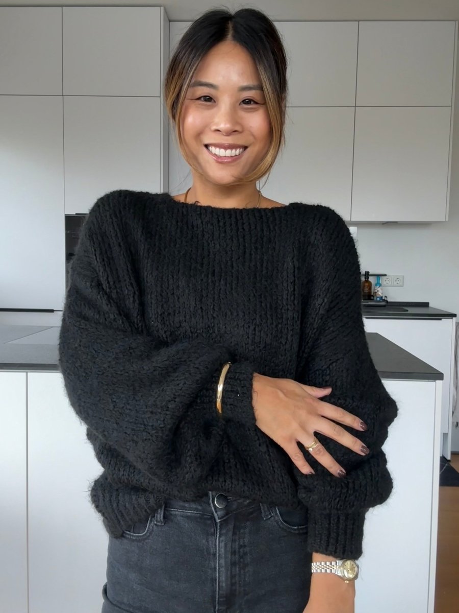 Knot Pullover black - I - Wear Mode GmbH