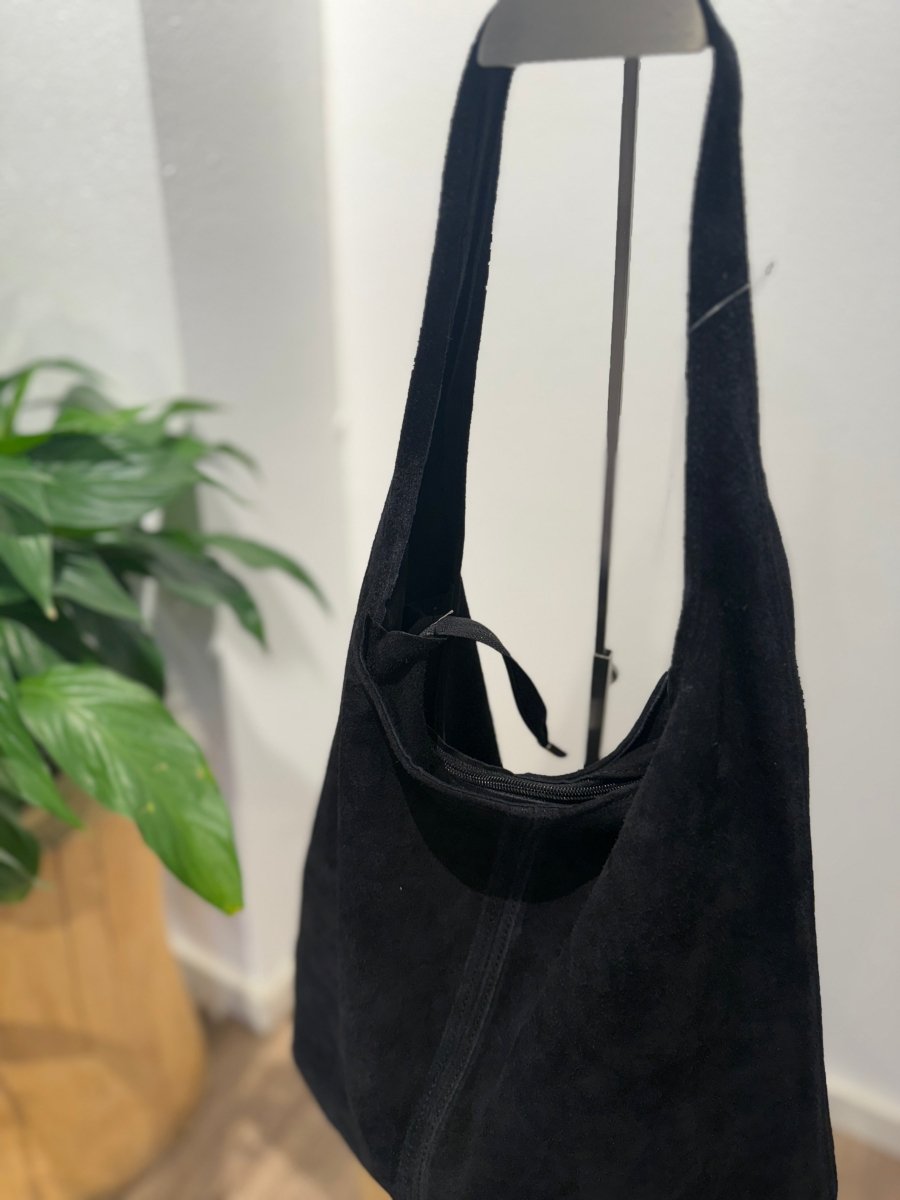 Wildledertasche schwarz - I - Wear Mode GmbH